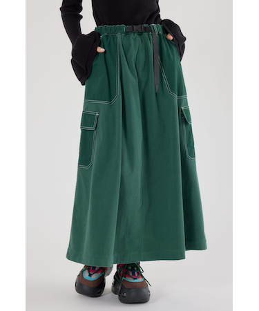 テープベルト異素材切替カーゴスカート