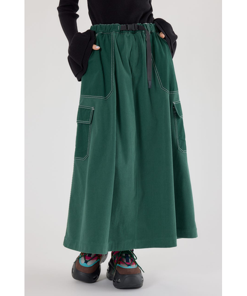 テープベルト異素材切替カーゴスカート