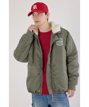 バックロゴフライトジャケット