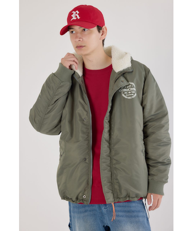 バックロゴフライトジャケット