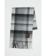 チェックマフラー