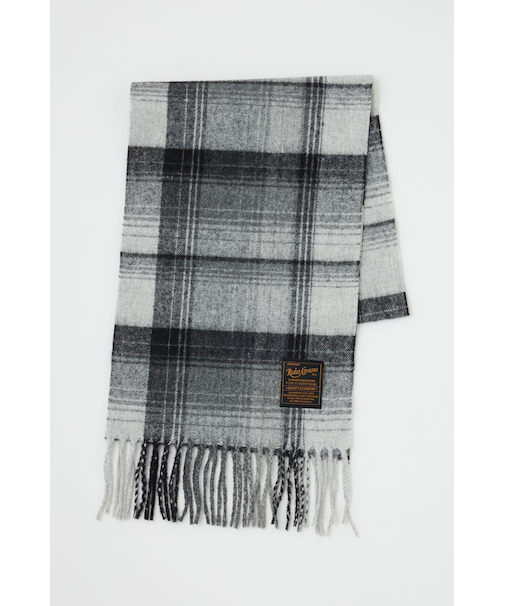 チェックマフラー