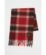 チェックマフラー