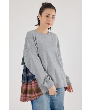 バックティアードトップス