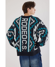 オルテガジャカードニット