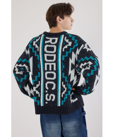 オルテガジャカードニット