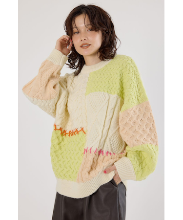 カスタムケーブルニット