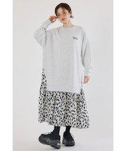 アニマルパターンドッキングワンピース