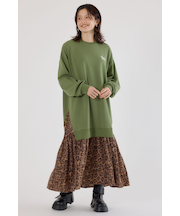 アニマルパターンドッキングワンピース