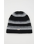 ボーダーモヘアニットビーニー