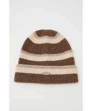 ボーダーモヘアニットビーニー