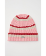 ボーダーモヘアニットビーニー