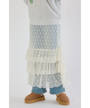 フリルティアードスカート