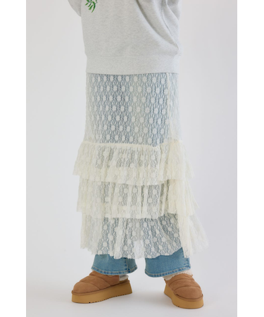 フリルティアードスカート