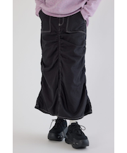 シャーリングマキシスカート