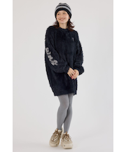 シャギーロゴニットワンピース