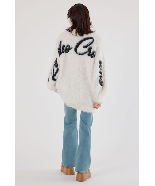 シャギーロゴニットワンピース