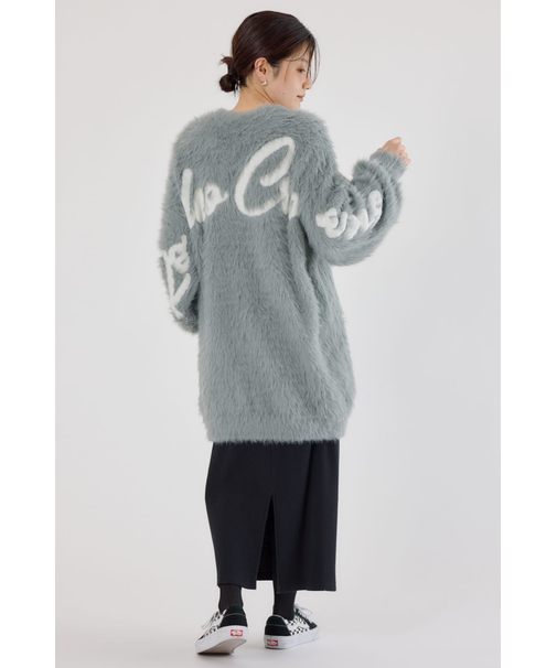 シャギーロゴニットワンピース