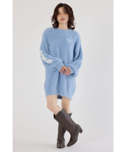 シャギーロゴニットワンピース