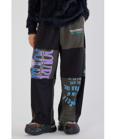 【UNISEX】リメイクスウェットカーブパンツ