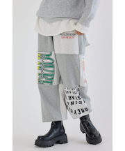 【UNISEX】リメイクスウェットカーブパンツ