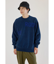 ランダムロゴモールニット