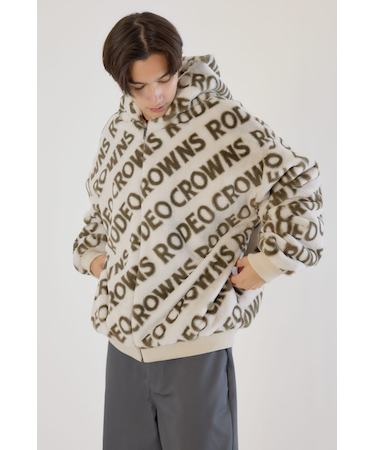 オールオーバーロゴファーブルゾン