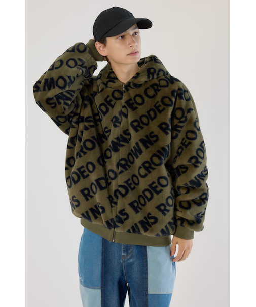 オールオーバーロゴファーブルゾン