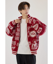 グラフィティーニットスタジャン