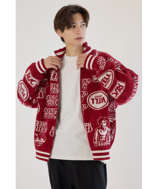 グラフィティーニットスタジャン