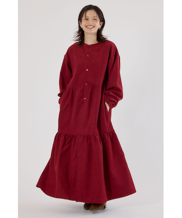 コーデュロイワンピース