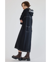 RCSカラーステッチパーカーワンピース