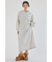 RCSカラーステッチパーカーワンピース