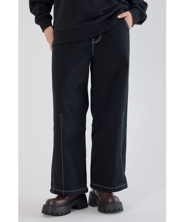 ステッチバレルパンツ