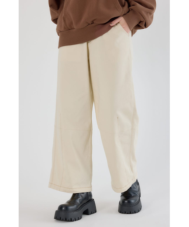 ステッチバレルパンツ