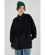 2WAYクロスニットトップス