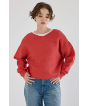 2WAYクロスニットトップス