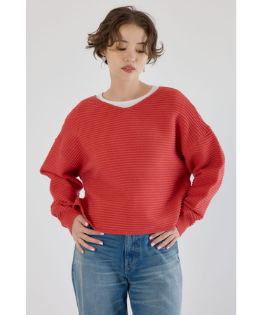 2WAYクロスニットトップス