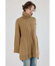 ビッグポケットニットワンピース