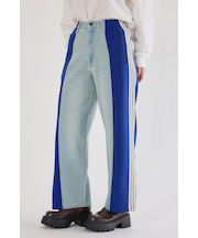 【UNISEX】カスタムトラック デニムパンツ