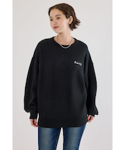 ロープロゴニットトップス