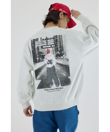 フィットガールスウェット