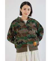 【UNISEX】SHARE PATTERN W ジップパーカー