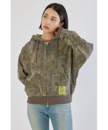 【UNISEX】SHARE PATTERN W ジップパーカー