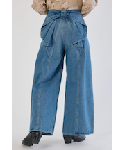 ビッグリボンデニムパンツ