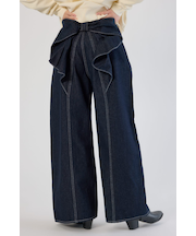 ビッグリボンデニムパンツ