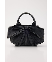 リボンデニムミニトート