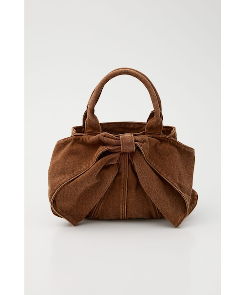 リボンデニムミニトート