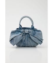 リボンデニムミニトート