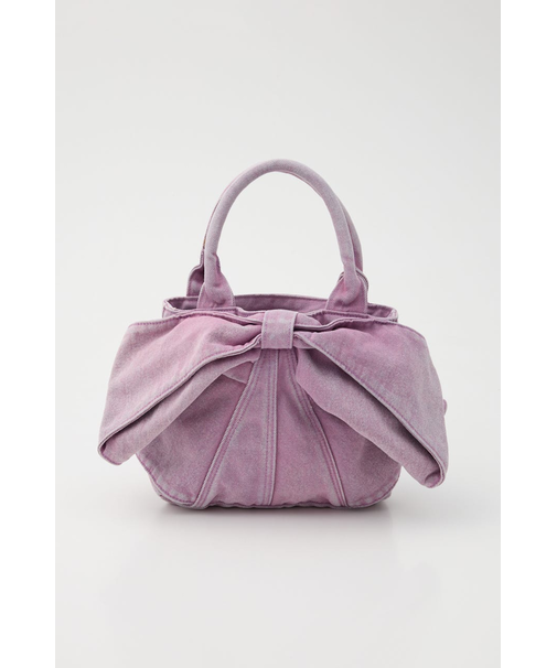 リボンデニムミニトート